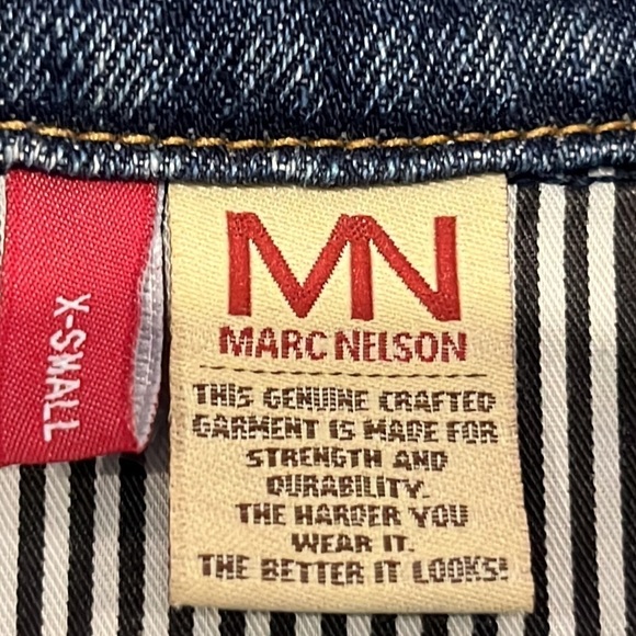 Marc Nelson Denim Trucker Jacket Size XS - Picture 7 of 16